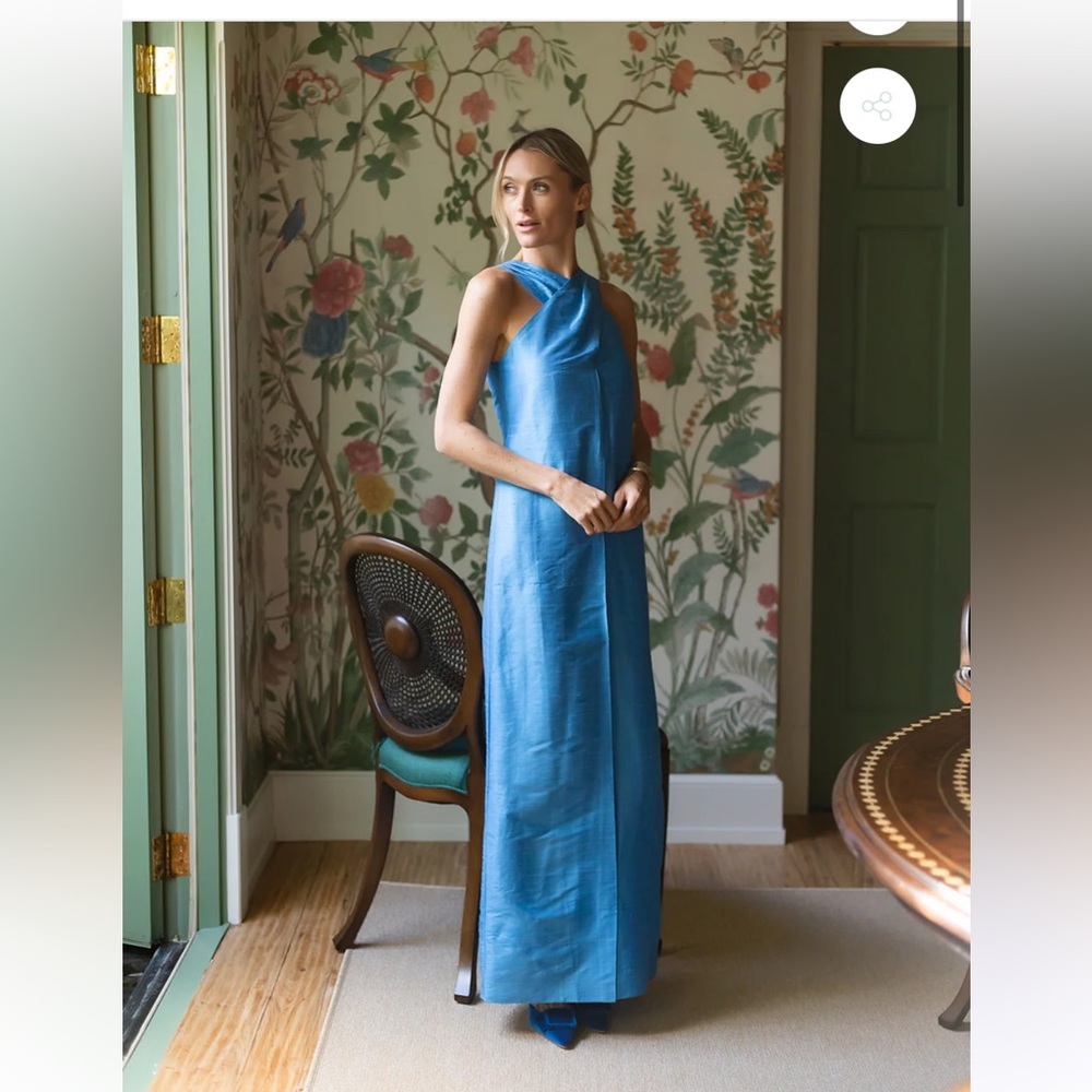 Julia Amory Camille Dress - Cornflower Blue Size Medium